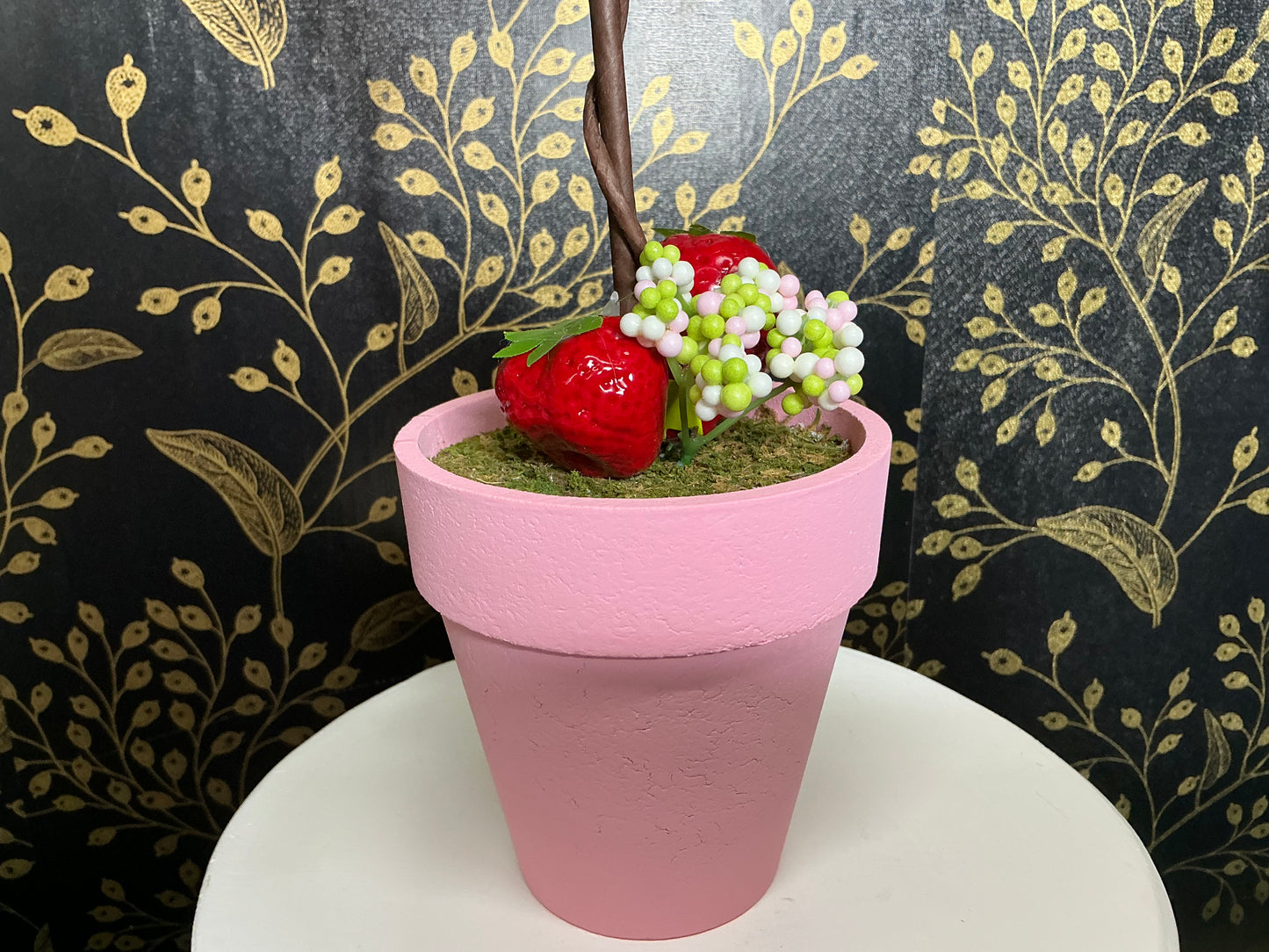 Strawberry Pom Pom Tree - 63986RD