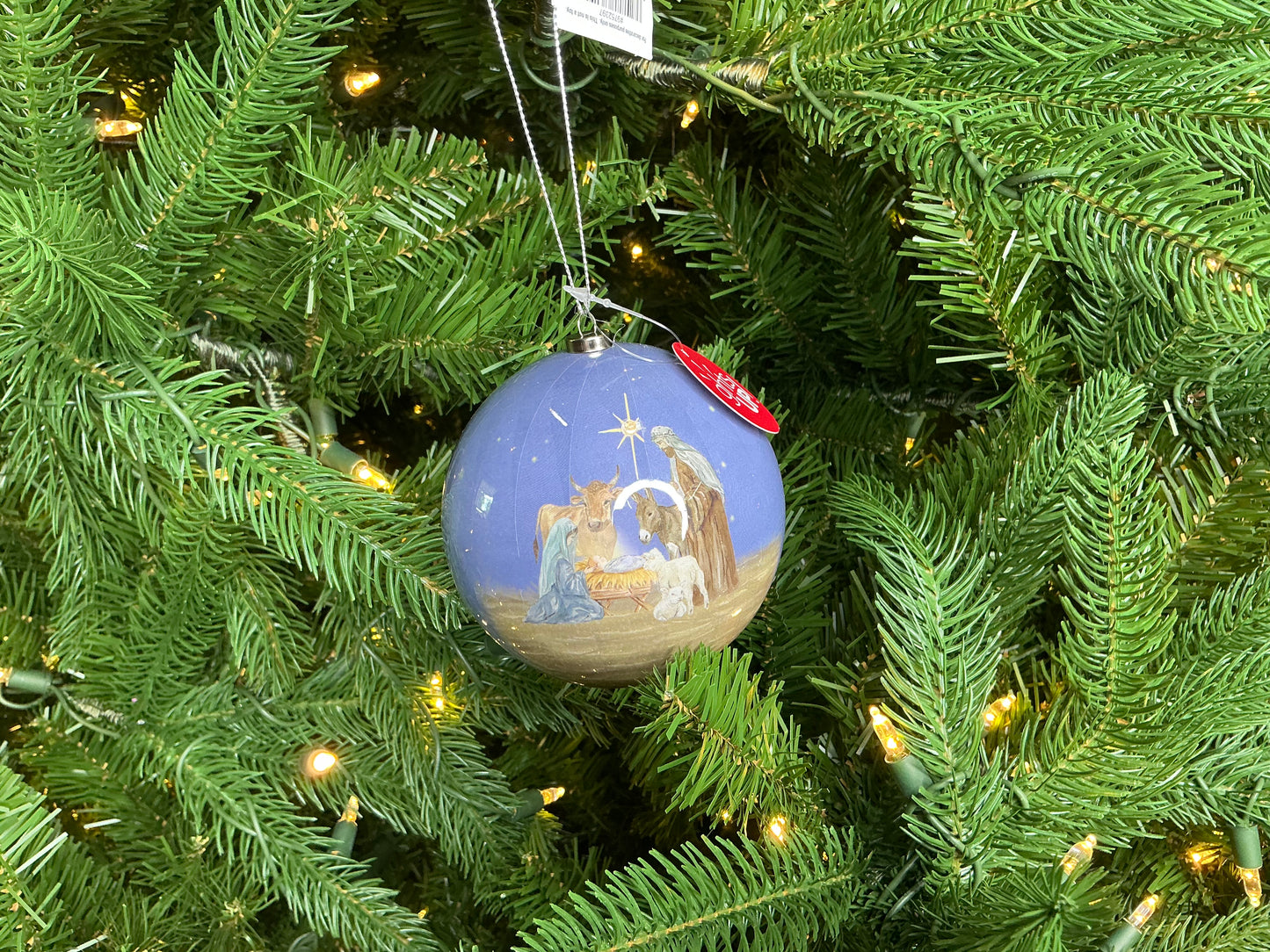 Nativity Light-up Ball Ornament