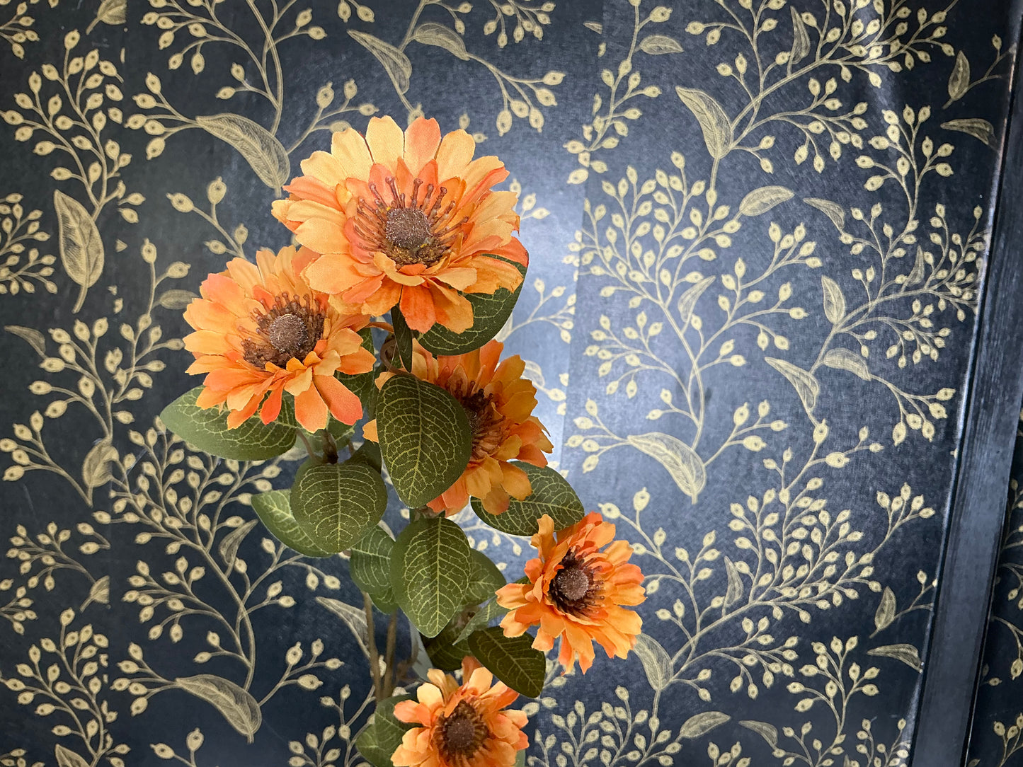 Zinnia Spray - Orange