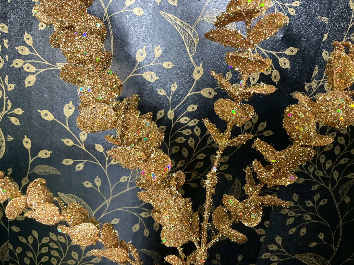 Gold glitter Eucalyptus, MTX68063