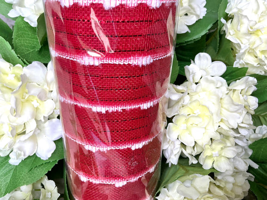 Red mesh with white stripes, RY504749