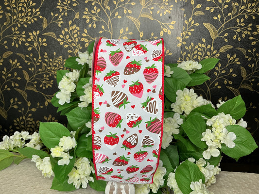 Chocolate covered strawberry ribbon - RGH107127