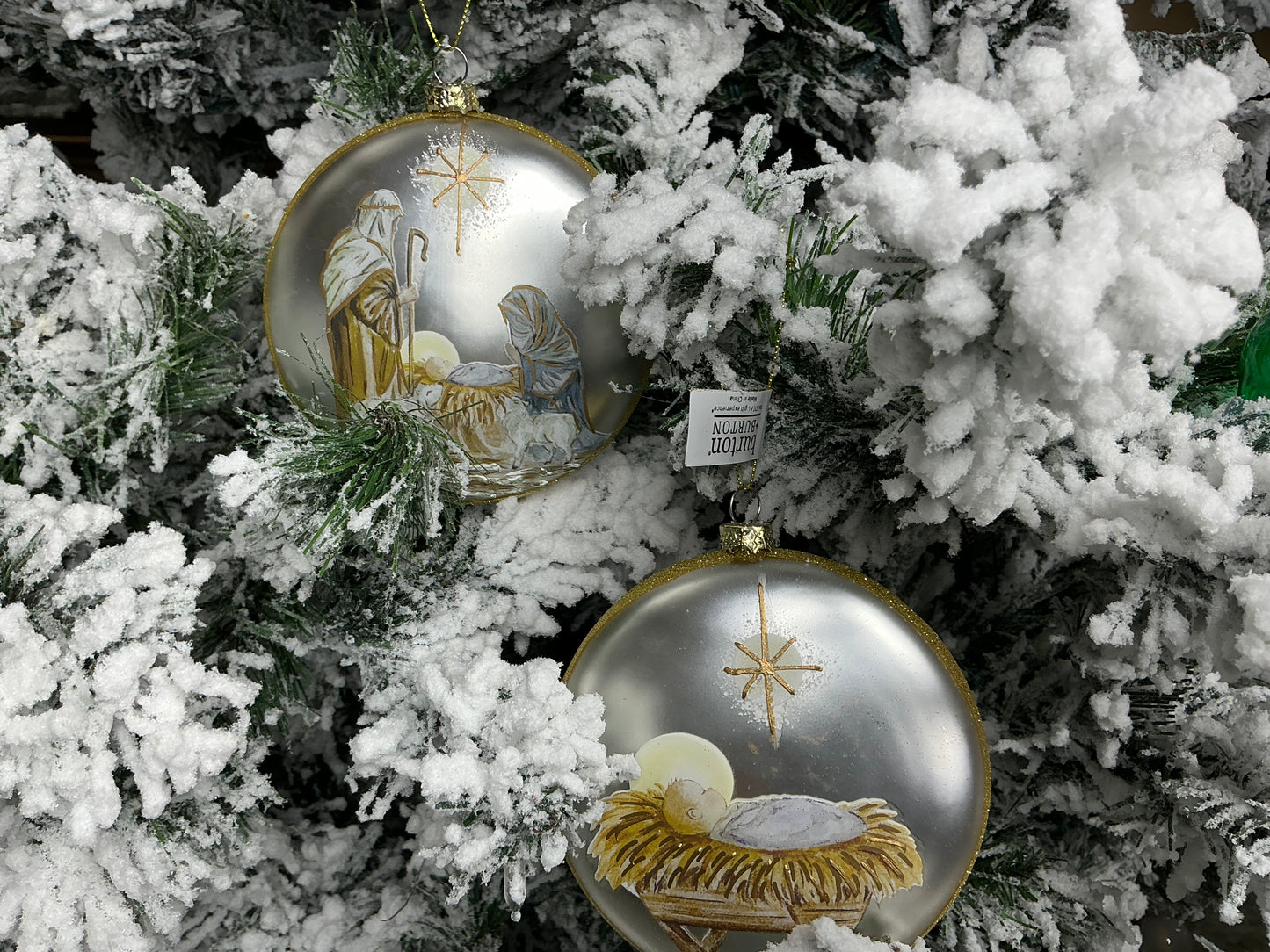 Painted Round ornament, Holy night, 9750693