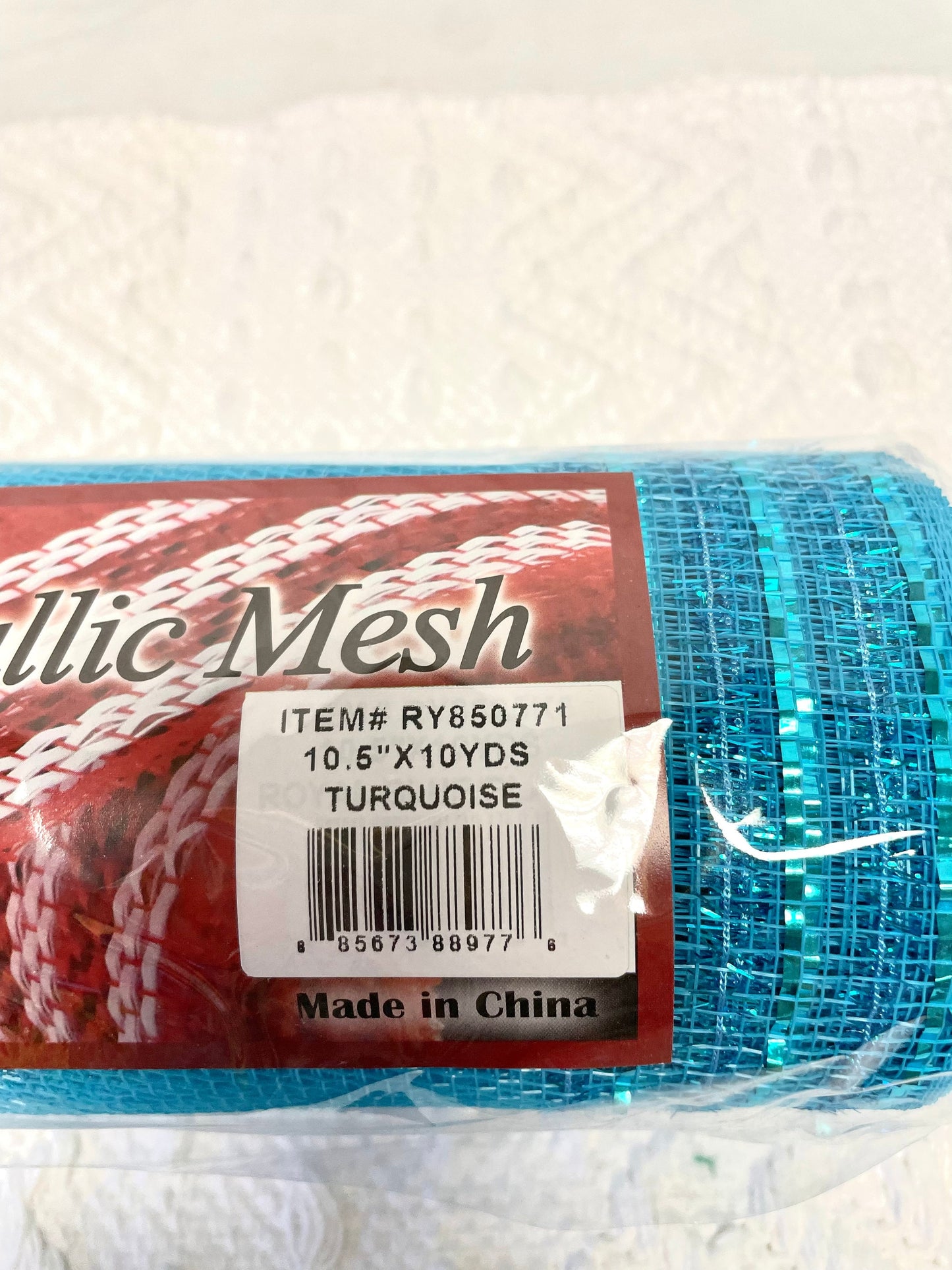 RY850771, turquoise mesh