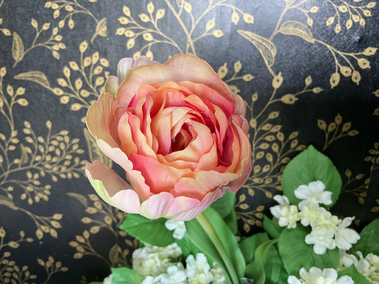Pink Tulip Stem - Real Touch