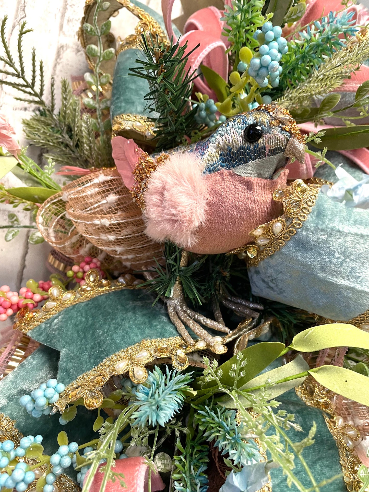 Elegant fall swag, elegant door swag, unique swag, fall swag, pink fall swag, elegant wall swag, elegant fall decor,shipping included