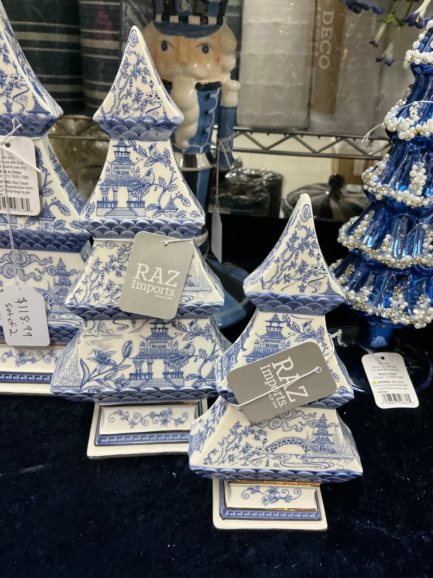 Chinoiserie Tree Set, 9”, 4457726