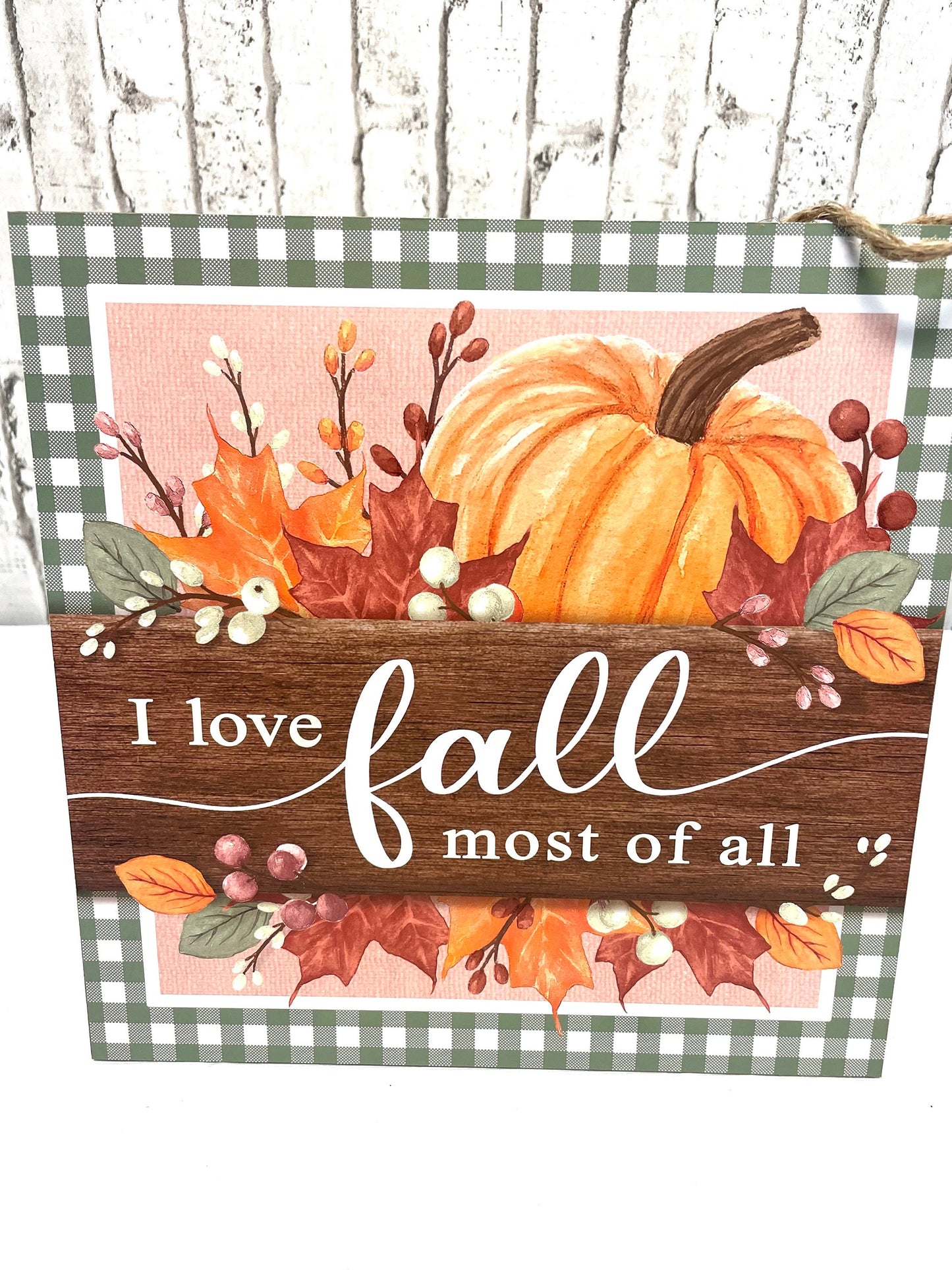 fall sign, AP7215, love fall most sign, love fall sign, wreath sign, fall wreath sign