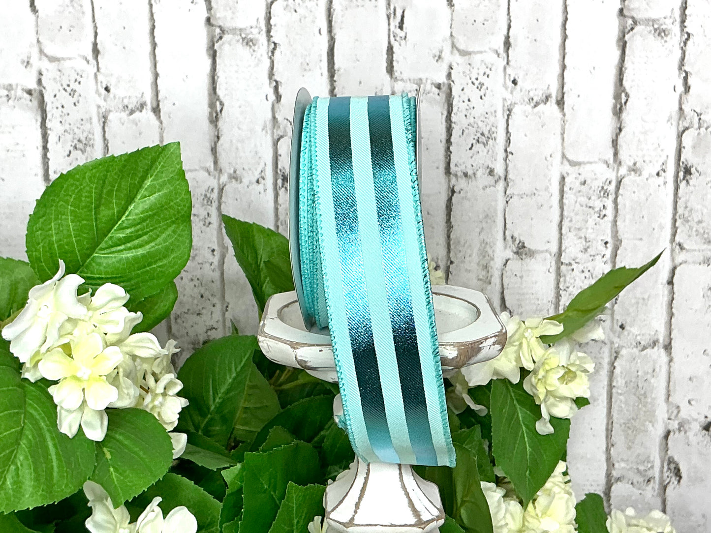 Blue striped ribbon, RGE1431H1, 1.5”
