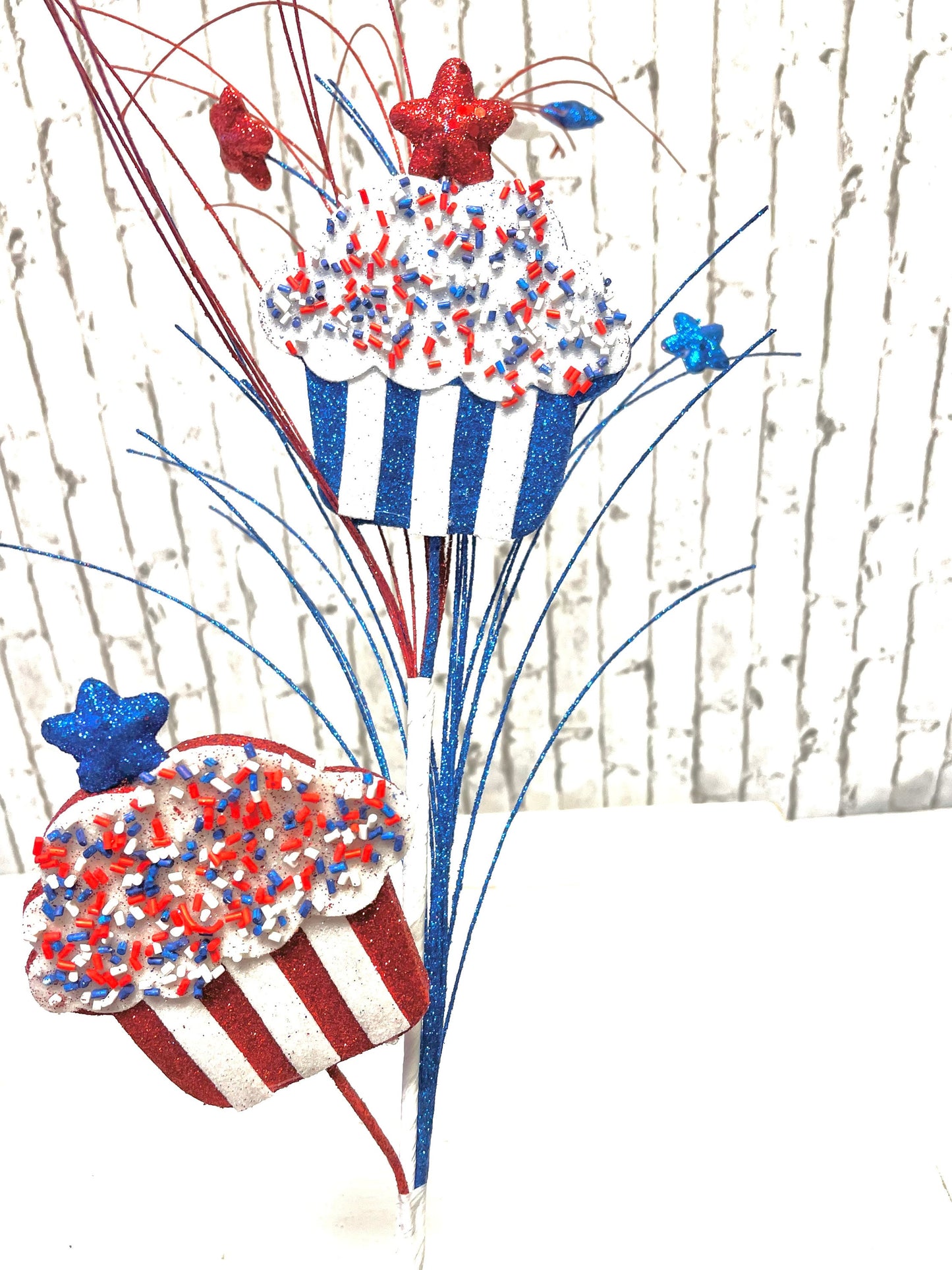 Patriotic cupcake spray, 74237RWB