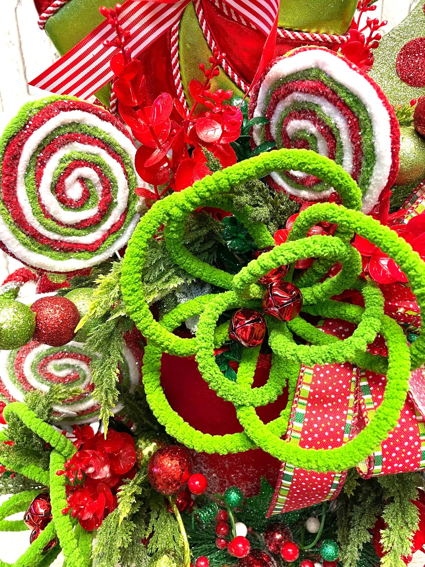 Christmas treetopper, elf treetopper, whimsical treetopper, elf decor, Christmas centerpiece, Christmas decor, free shipping.