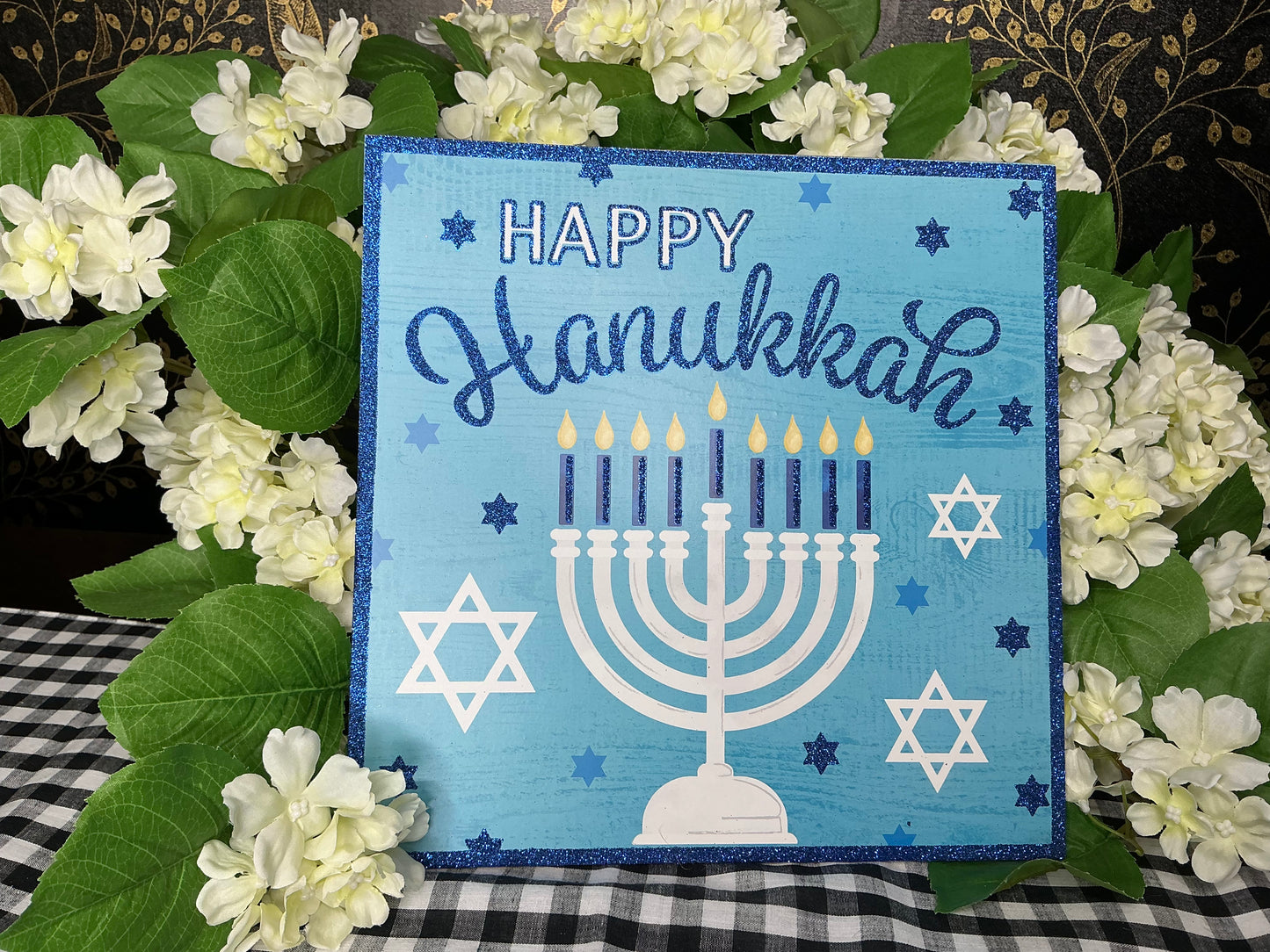 Happy Hanukkah sign