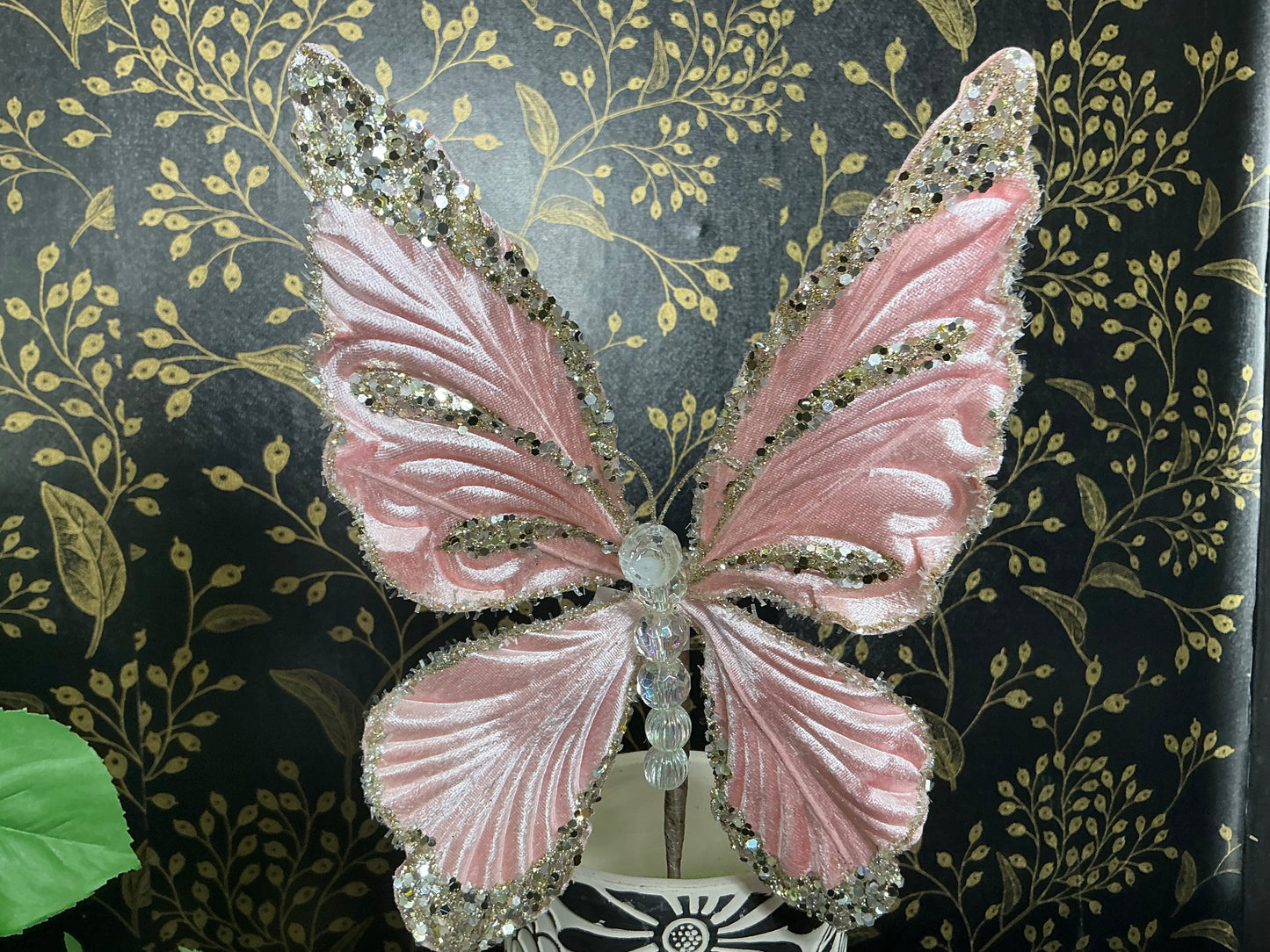 Jeweled Butterfly, Pink, CF112-14