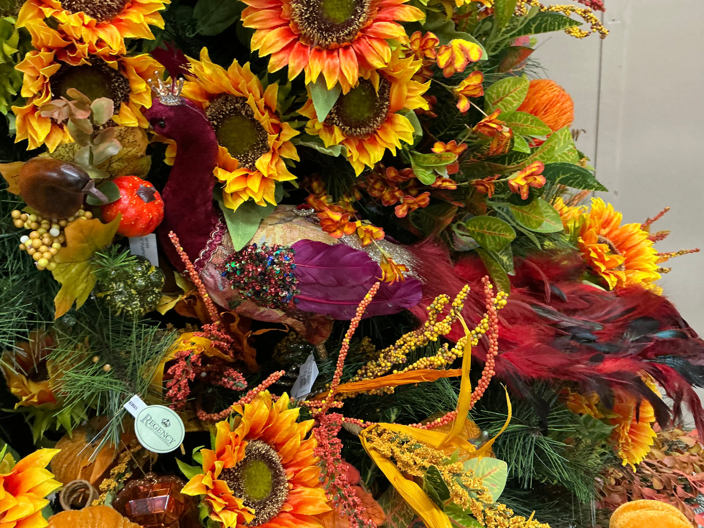 Peacock, Burgandy, 91315