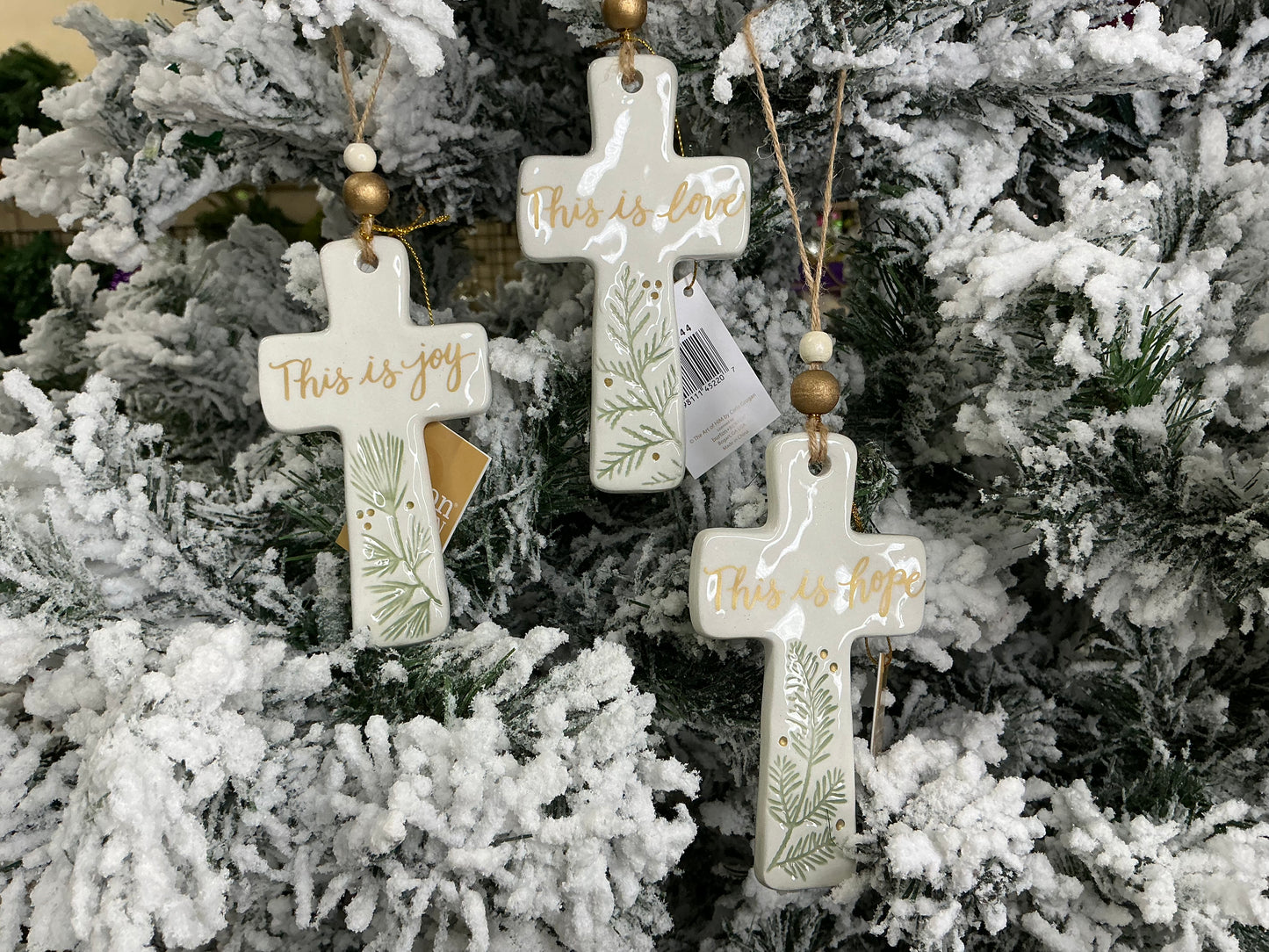 This is… Cross ornament, 9745544