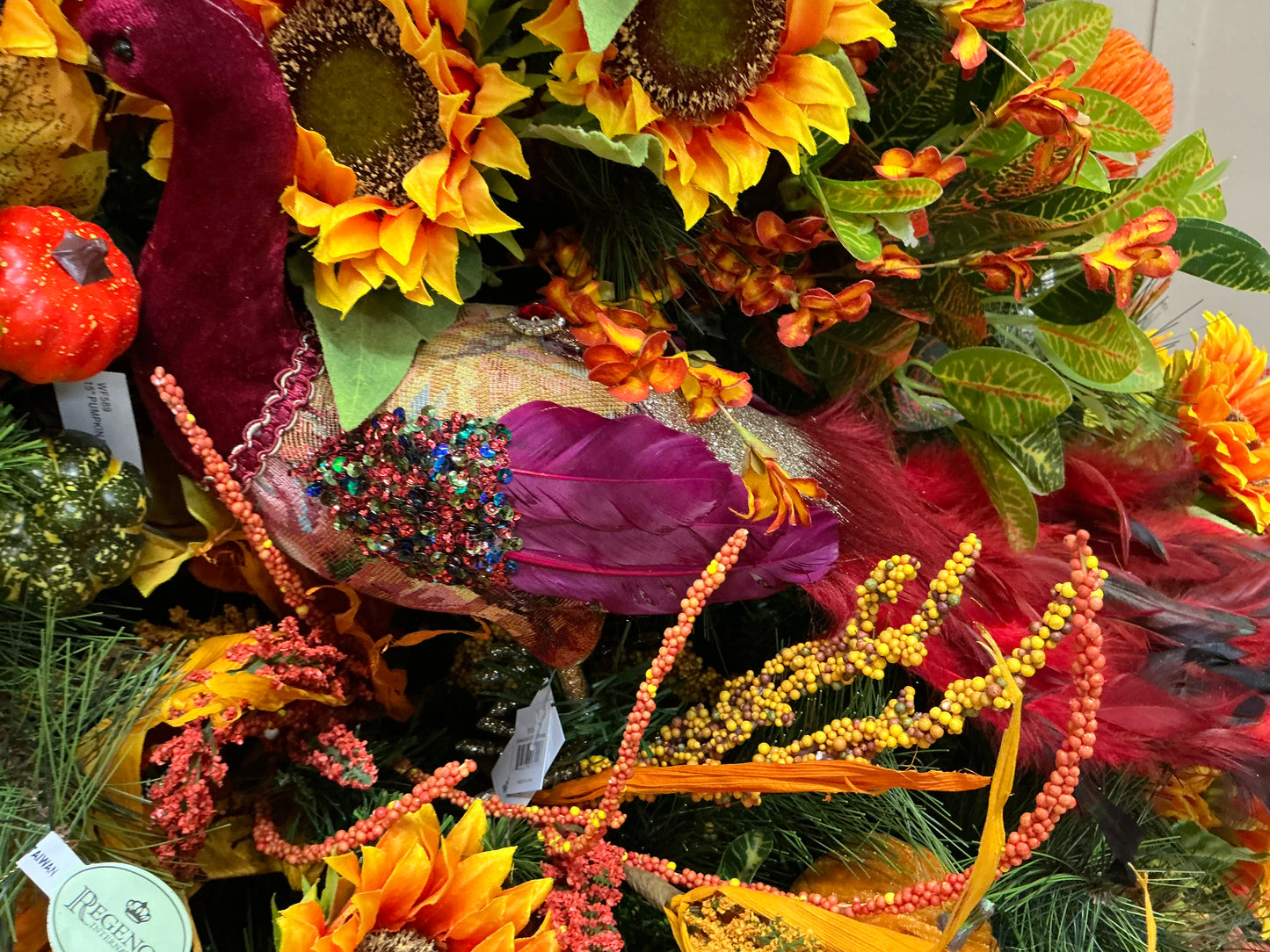 Peacock, Burgandy, 91315