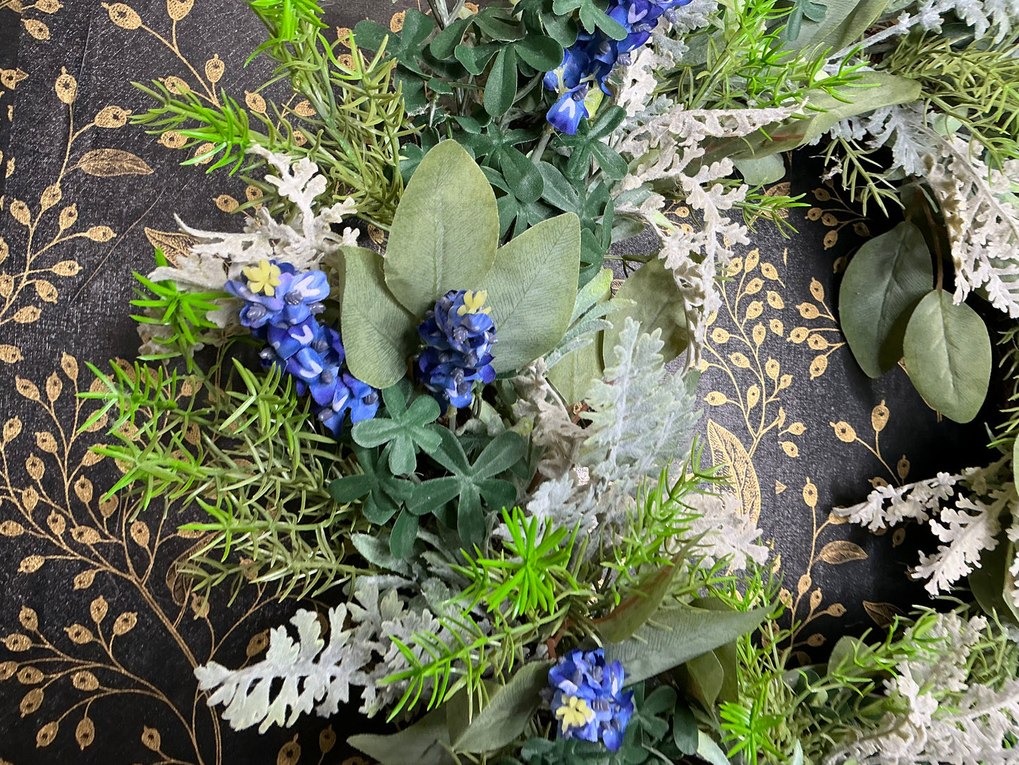 Blue Bonnet Wreath
