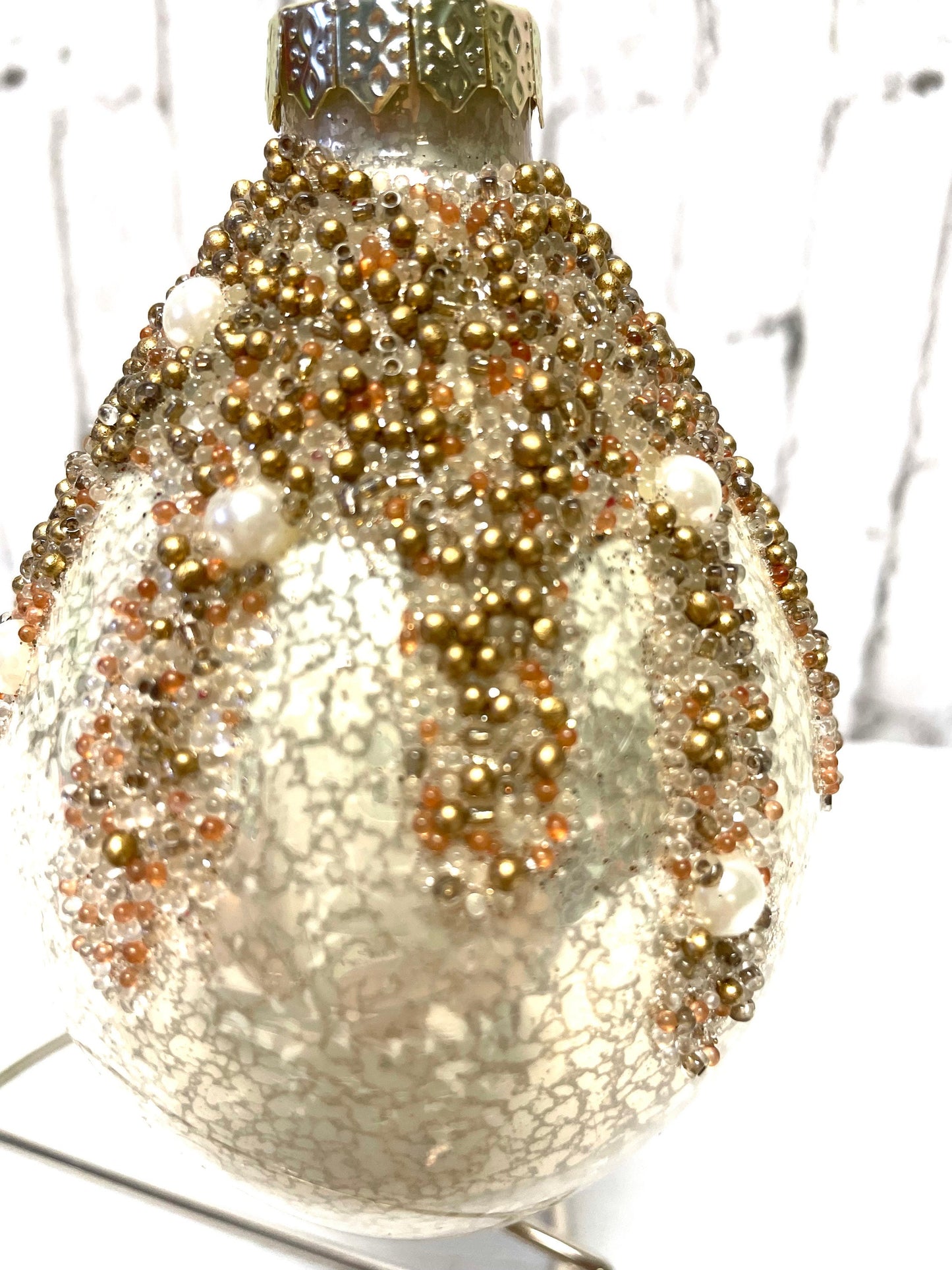 glass oblong ornament