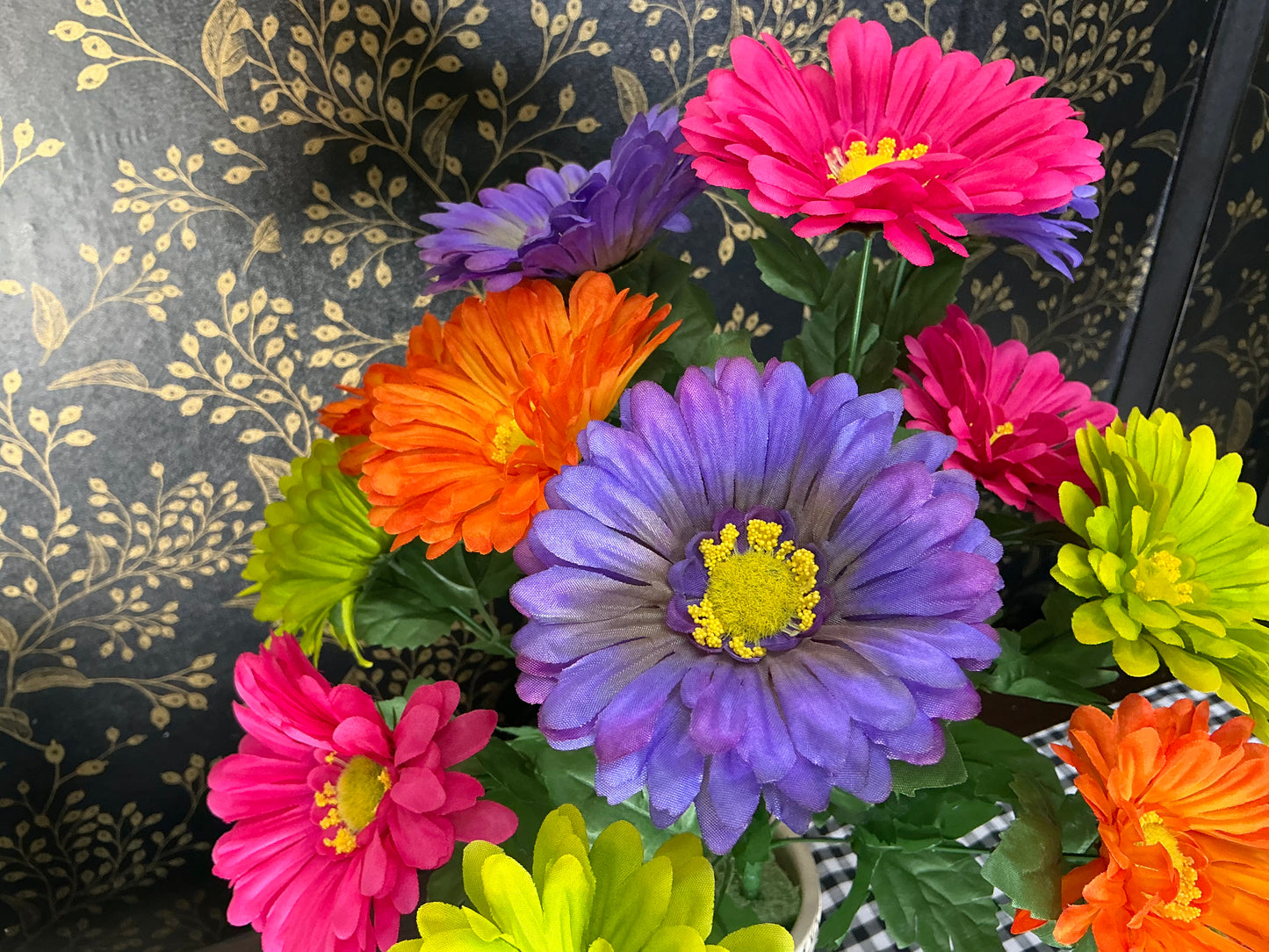 Gerbera Daisy Bush - Artificial