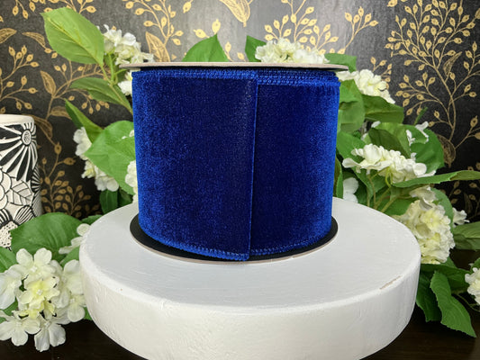 Blue velvet ribbon, d stevens, 36-1163