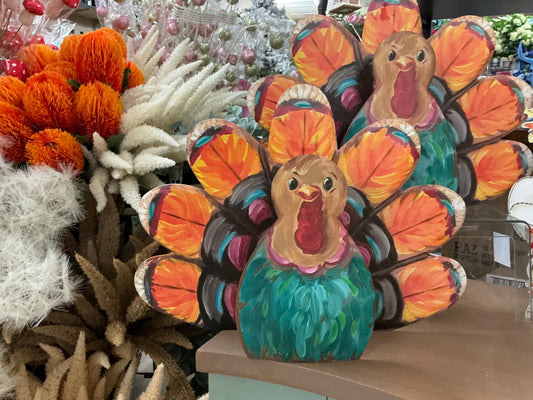 Turkey Centerpiece, Round Top Collection