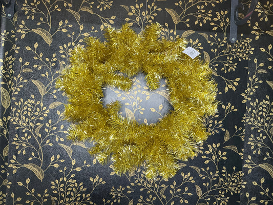 Metallic Gold Wreath Base - 20”