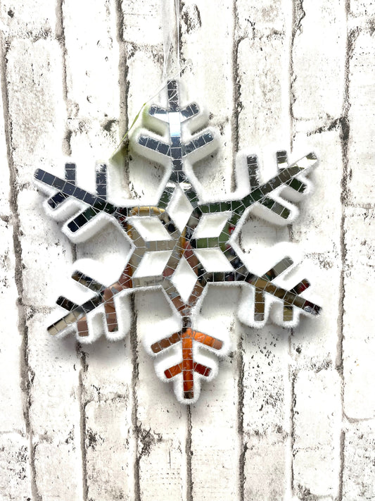 orn mirror snowflake dia9, 85985SVWT