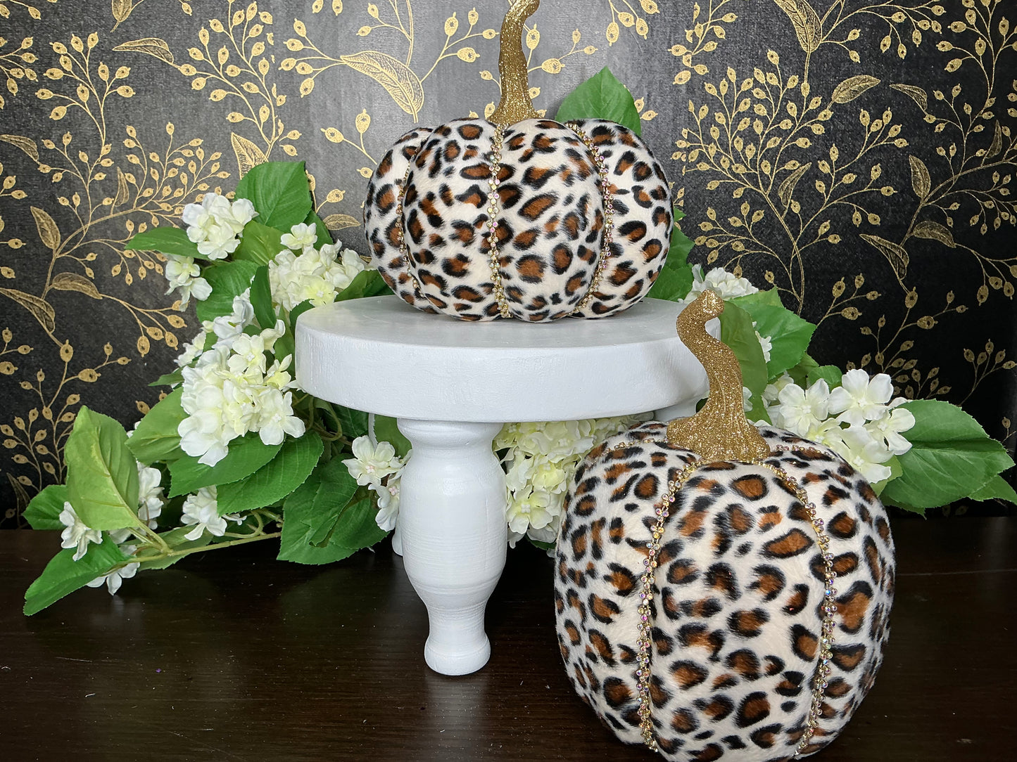 Leopard jeweled pumpkin, Mark Roberts