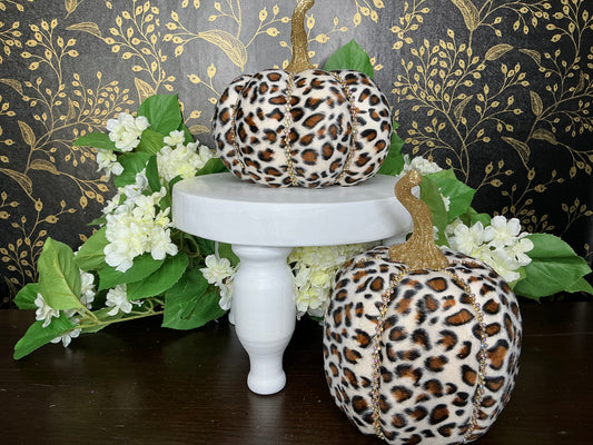 Leopard jeweled pumpkin, Mark Roberts