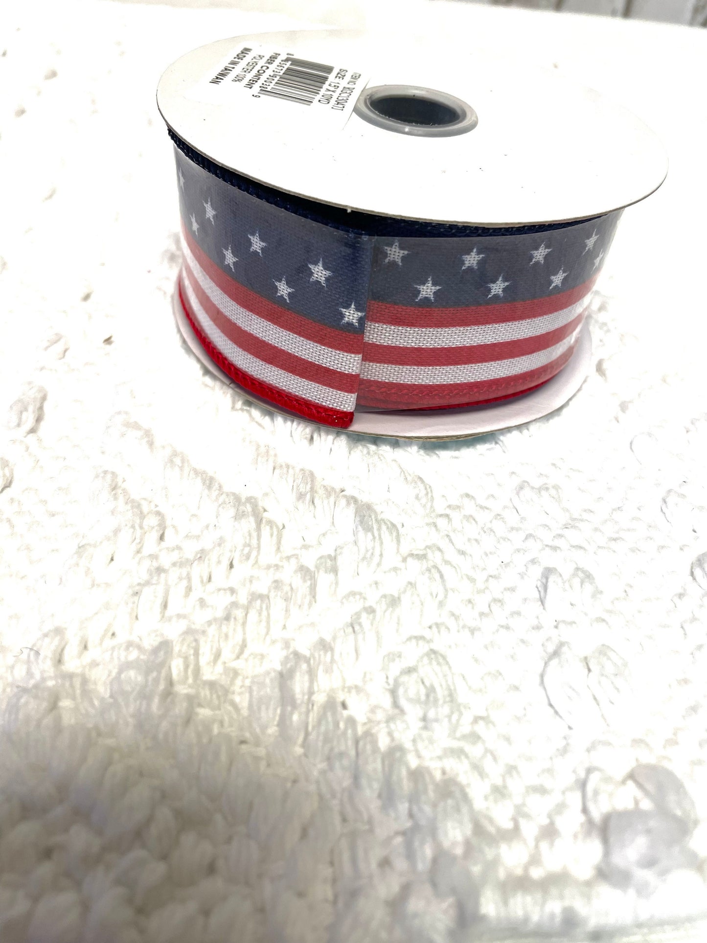 1.5 flag ribbon, RGC13047J, patriotic ribbon