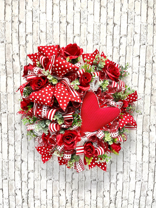 Valentines wreath, Valentines door hanger, Valentines door decor, Valentines decor, Valentines wall decor, Valentines porch decor