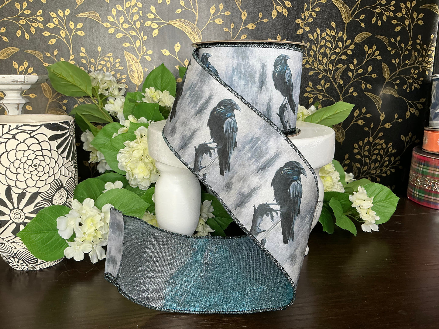 Raven ribbon, d stevens, 18-4657