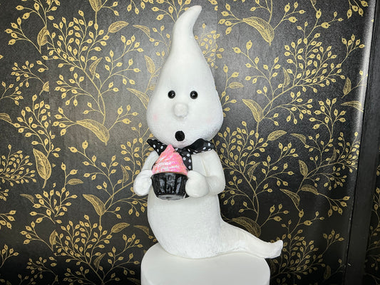 Ghost with cupcake, December diamonds, 08-00142