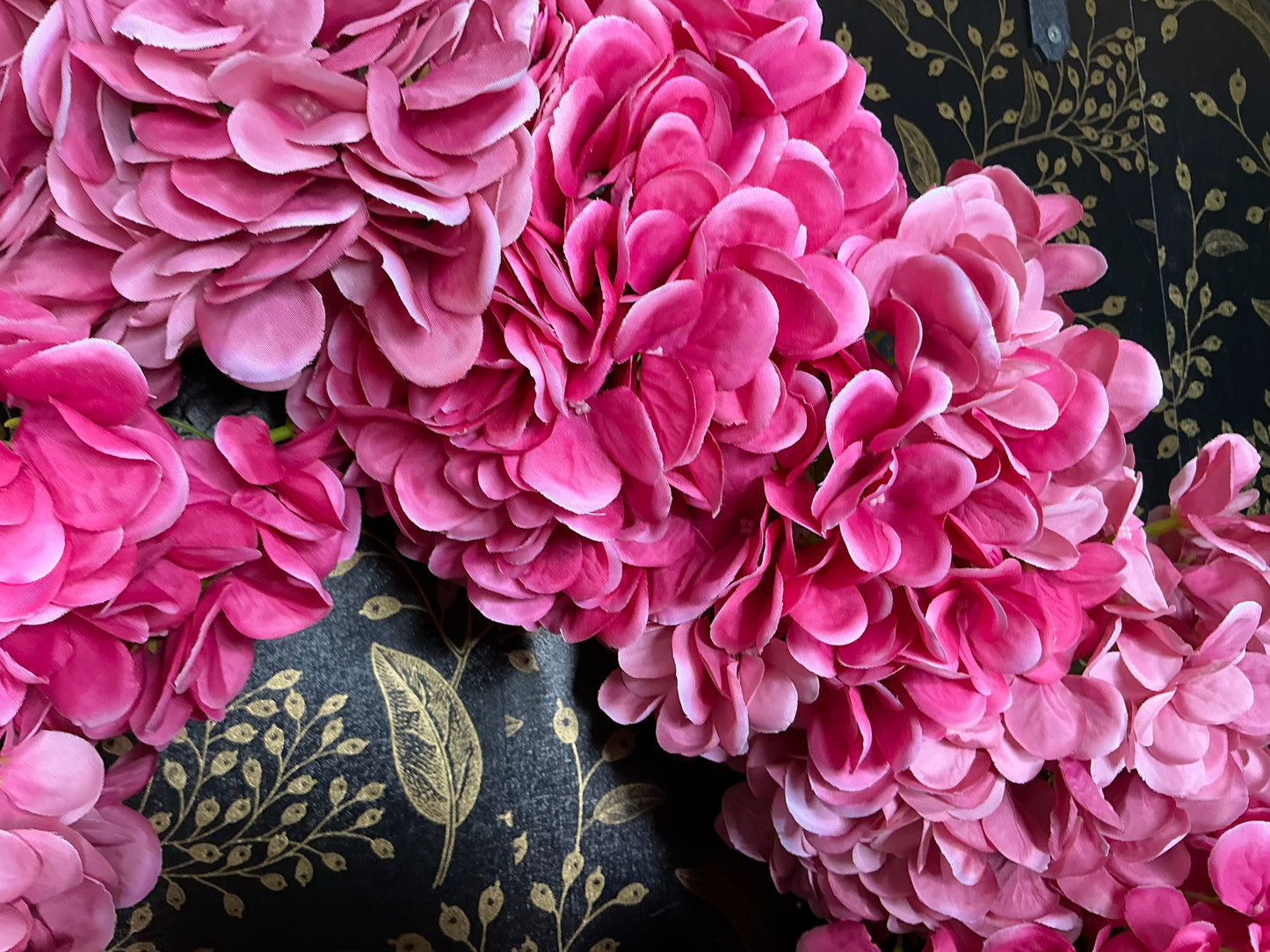 Pink Hydrangea Wreath - 24” - W4541837