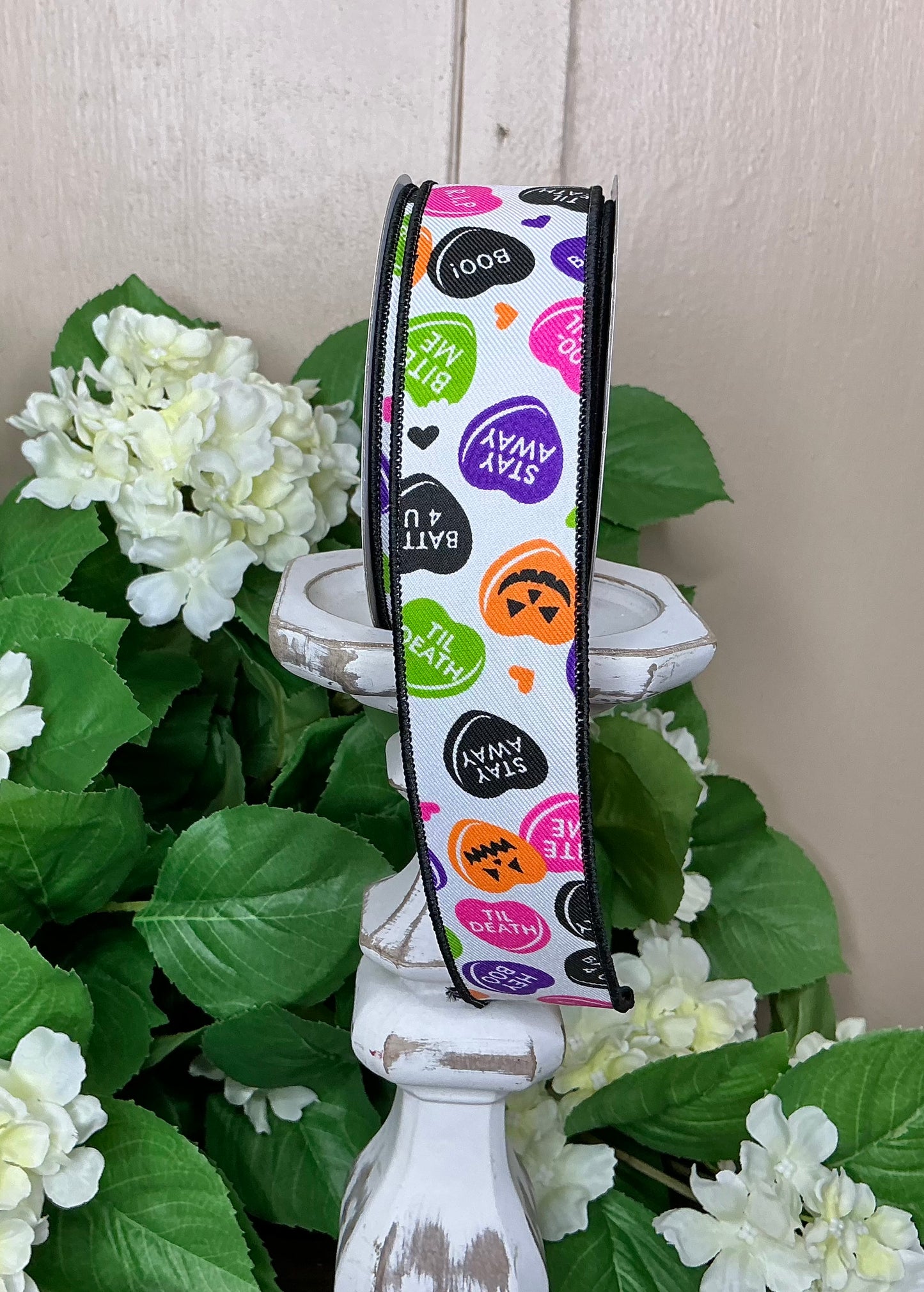 Halloween candy hearts ribbon, RGF187827