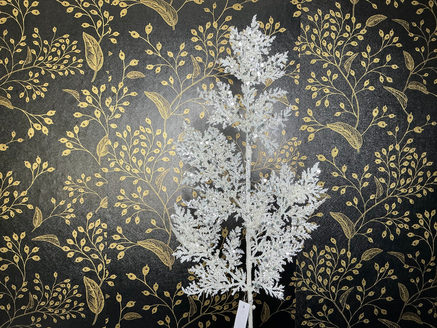 White sequin pearl, 40341-WT