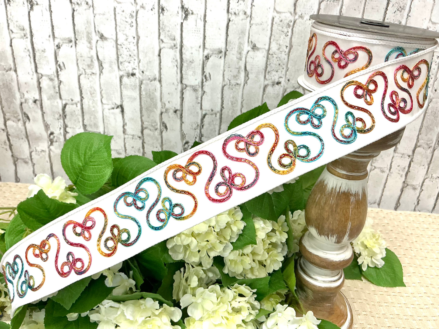 Whimsy Ribbons, Farrisilk designer ribbon, RK367-43