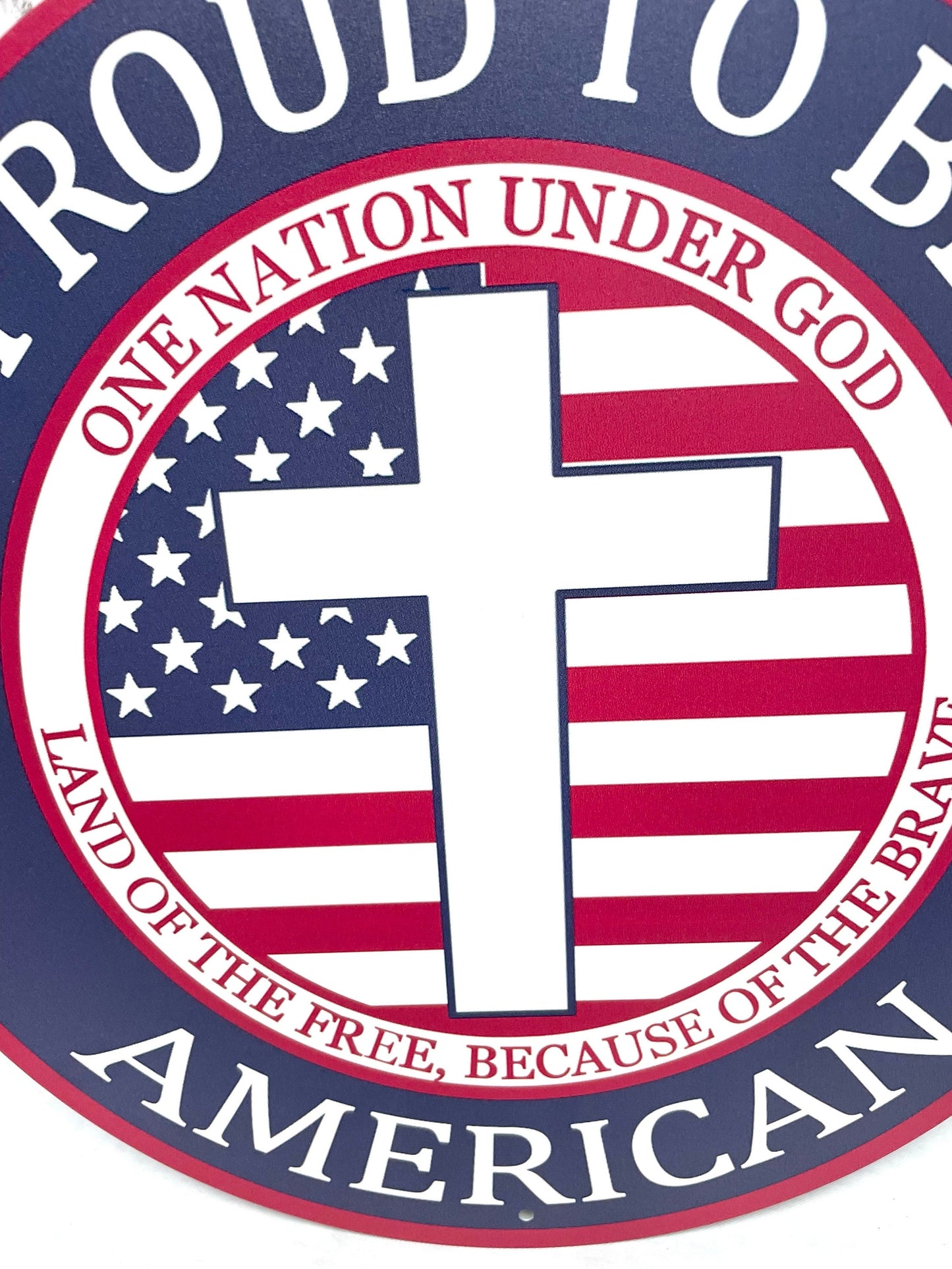 Patriotic sign, American sign, Christian patriotic sign