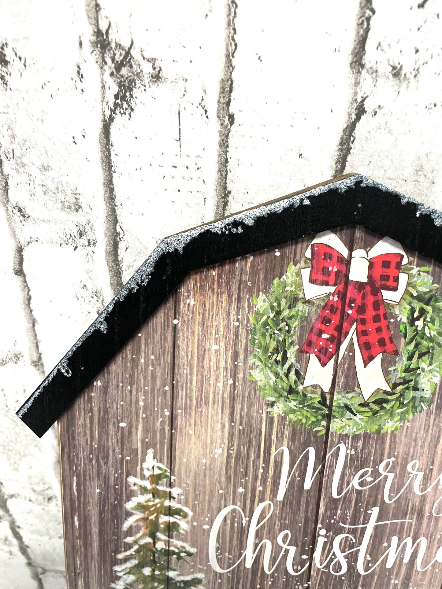 Christmas sign, barn Christmas sign,  HH12261, Christmas barn wreath sign, Christmas wreath sign, farmhouse Christmas barn sign