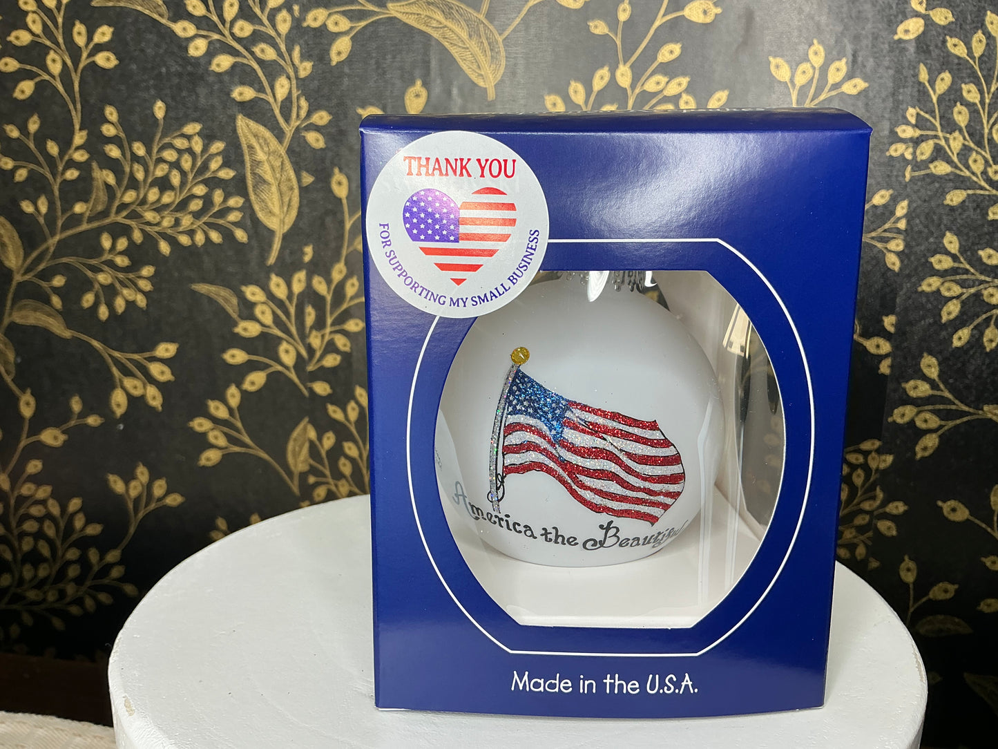 America The Beautiful Ornament