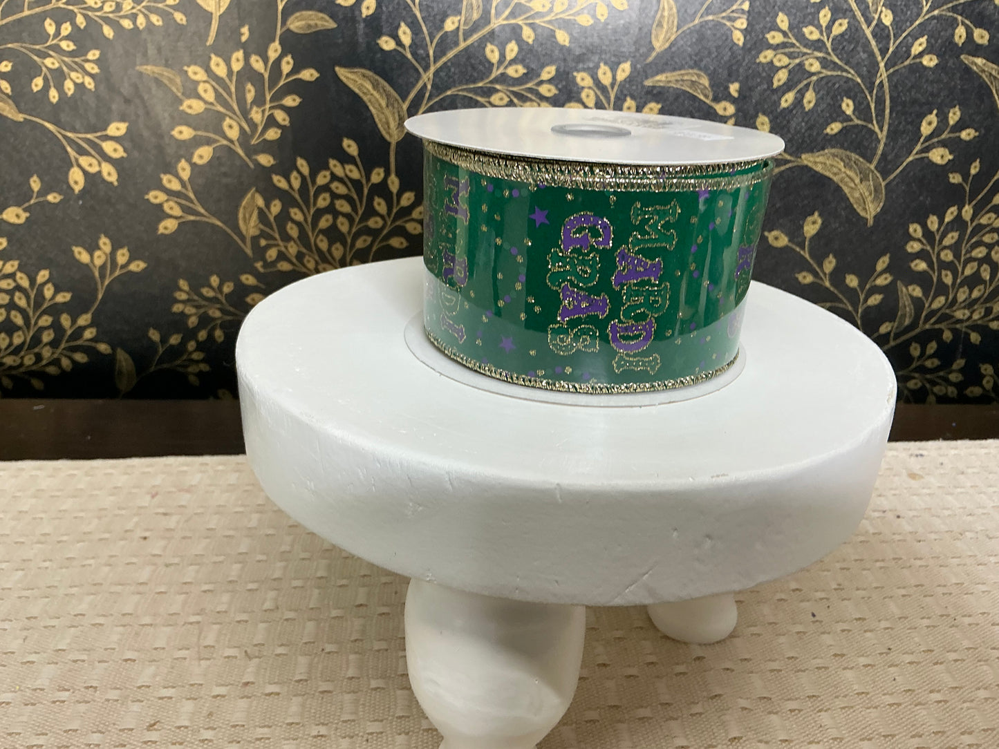Green “Mardi Gras” Ribbon - RGE125006