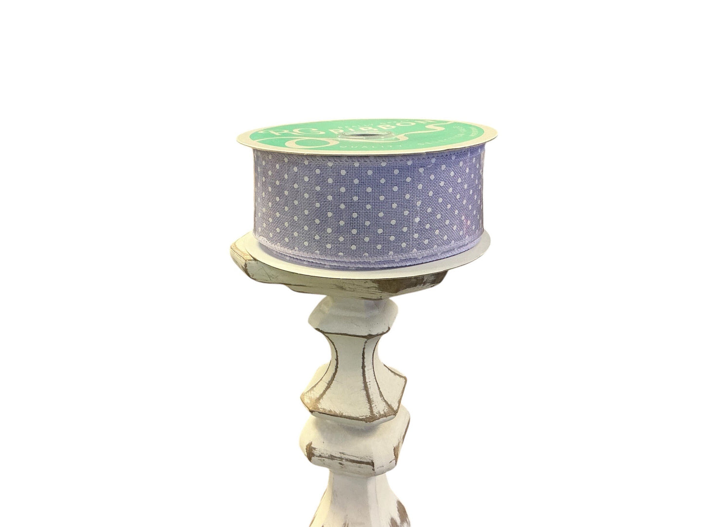 Lavender Swiss dot ribbon, RGO1651NR