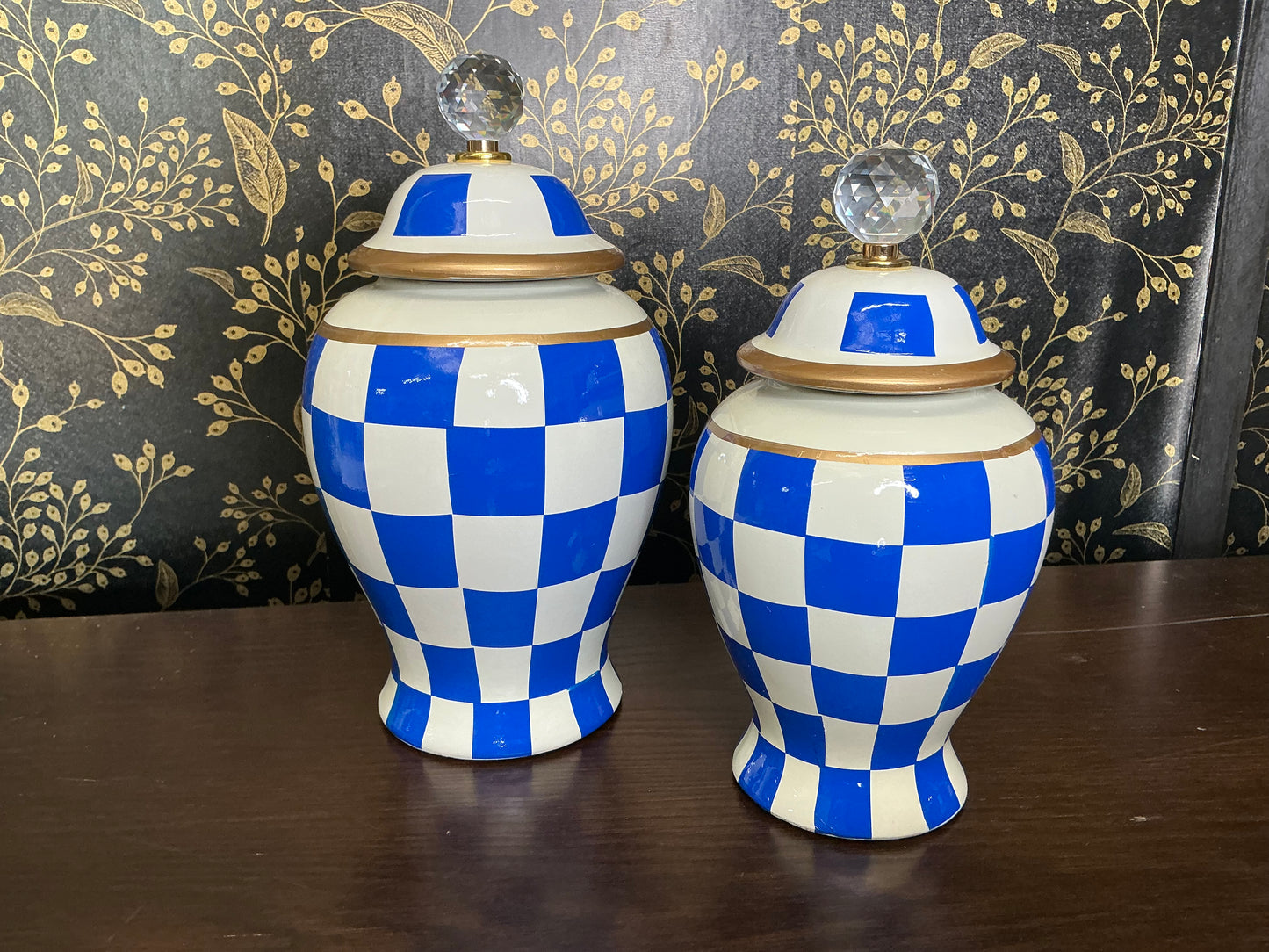 Checkered Jar Set, Mark Roberts