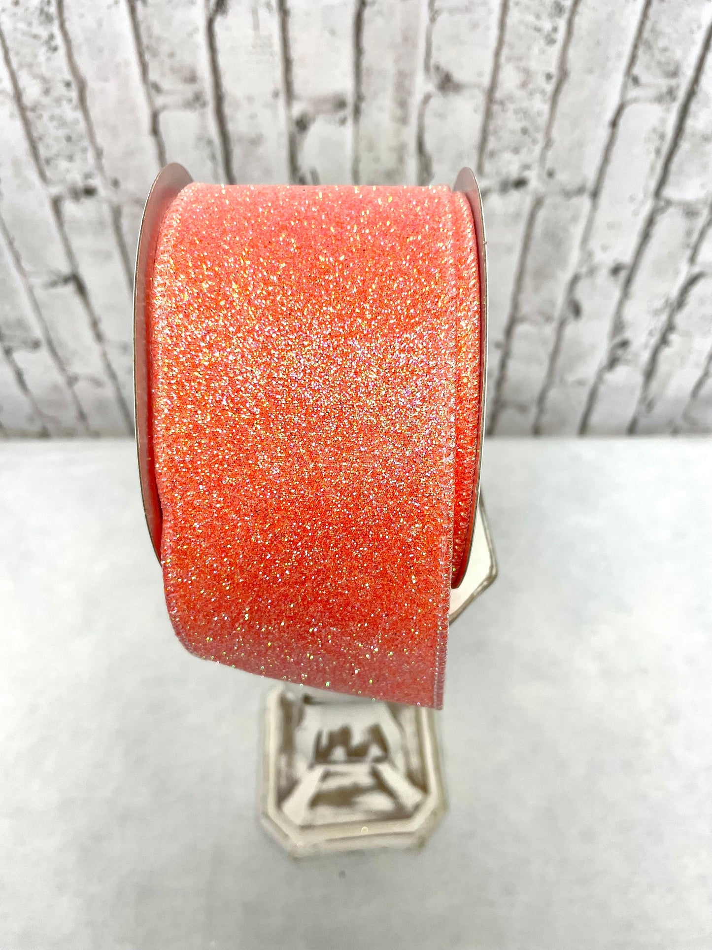 Peach shimmer ribbon, RGA181720