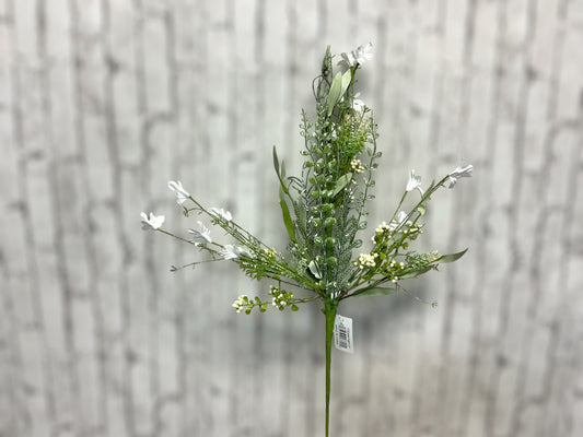 White flower and berry spray, FH807127