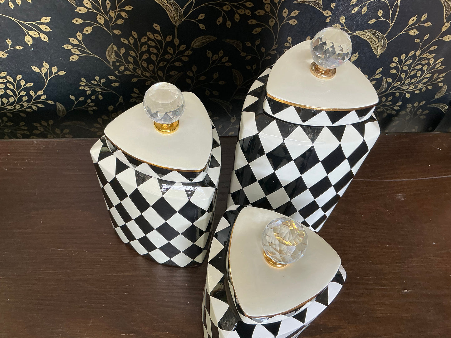 Harlequin Canister Set, Mark Roberts