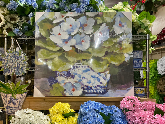 White Floral Wall Art - Store only-4557323