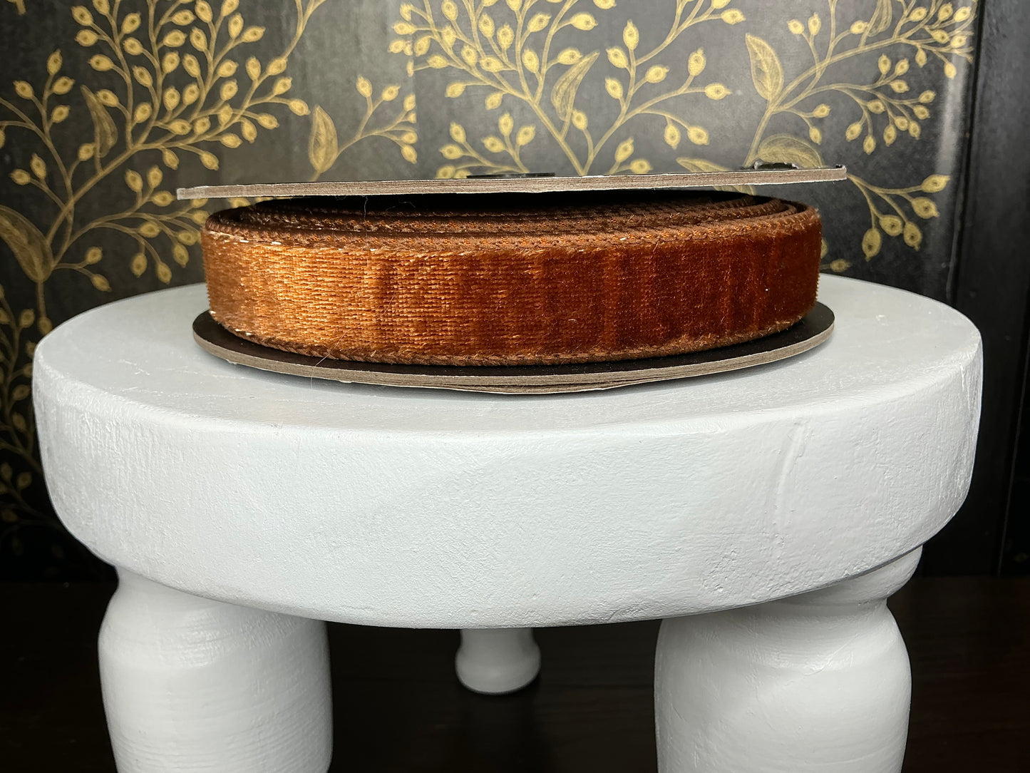 Mocha Velvet Luster Ribbon - Vickerman