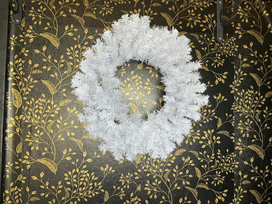 White Wreath Base - 20”