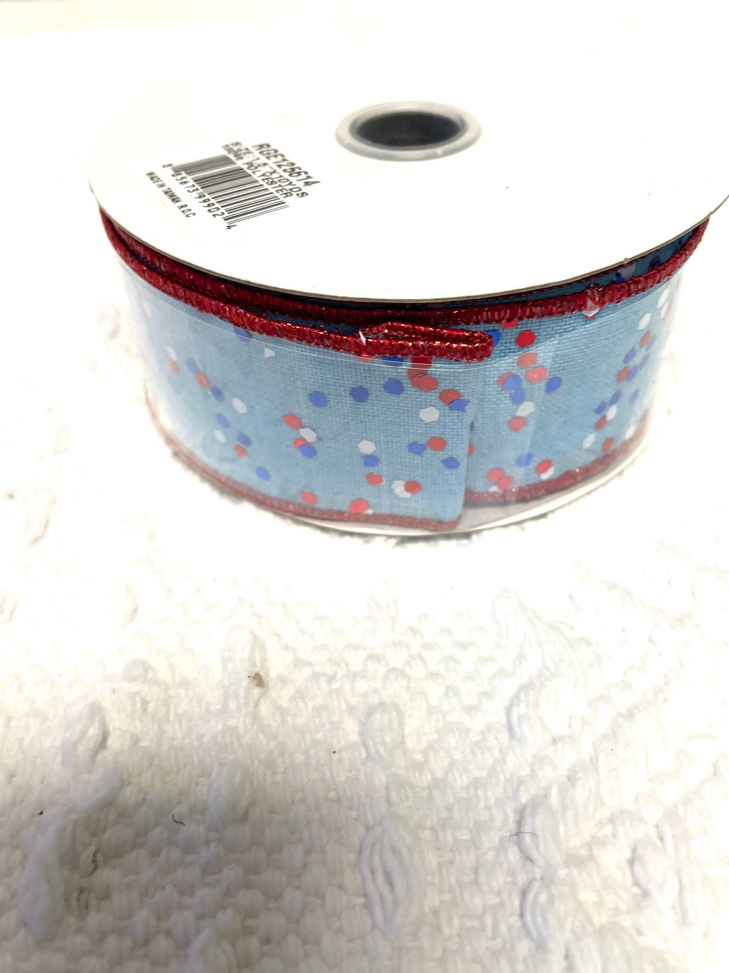 Patriotic glitter ribbon, RGE125614